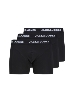 Jack & Jones 3pak boksershorts i sort til herre