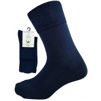 Comfort Diabetic Sokker i Mørkeblå. Unisex