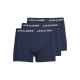 Jack & Jones 3pak underbukser/trunks i navy til herre