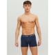 Jack & Jones 3pak underbukser/trunks i navy til herre