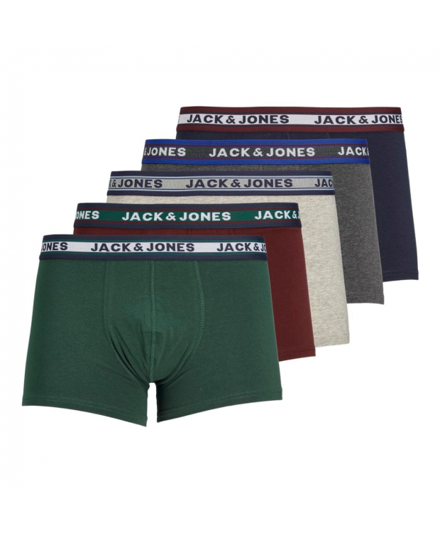 Jack & Jones 5pak underbukser/trunks i multifarvet til herre