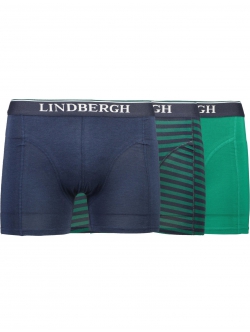 Lindbergh 3Pak bambusboksershorts i multifarvet til herre