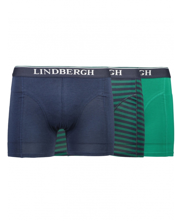 Lindbergh 3Pak bambusboksershorts i multifarvet til herre