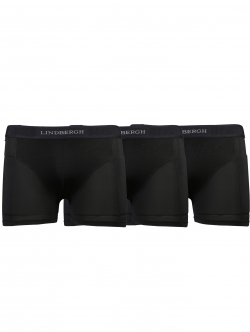 Lindbergh 3Pak boksershorts i sort til herre