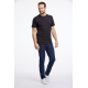 Bison t-shirt i Navy med rund hals til herre | Regular fit |