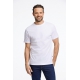 Bison t-shirt i Hvid med rund hals til herre | Regular fit |