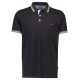 Bison polo i sort til herre | Regular fit |