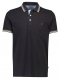 Bison polo i sort til herre | Regular fit |