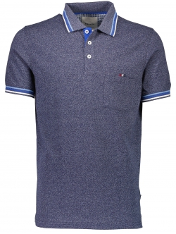 Bison polo i blå til herre | Regular fit |