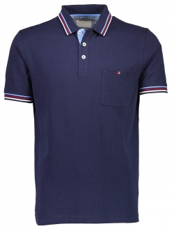 Bison polo i Navy til herre | Regular fit |