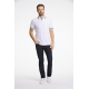 Bison polo i hvid til herre | Regular fit |