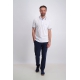 Bison polo i hvid til herre | Regular fit |