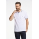 Bison polo i hvid til herre | Regular fit |