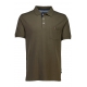 Bison polo i brun til herre | Regular fit |