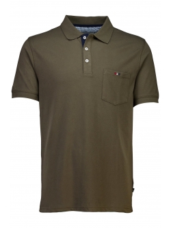 Bison polo i brun til herre | Regular fit |