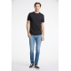 Junk de Luxe t-shirt i sort med rund hals til herre | Relaxed fit |