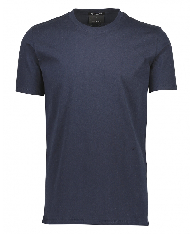 Junk de Luxe t-shirt i Navy med rund hals til herre | Relaxed fit |