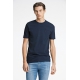 Junk de Luxe t-shirt i Navy med rund hals til herre | Relaxed fit |