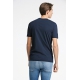 Junk de Luxe t-shirt i Navy med rund hals til herre | Relaxed fit |