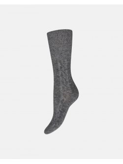 DECOY strømper i strikket polyamid i grå til kvinder