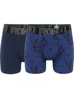 CR7 Boys's Multifarvet Trunk 2-pak til drenge