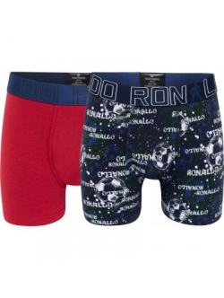 CR7 Boys's Multifarvet Trunk 2-pak til drenge