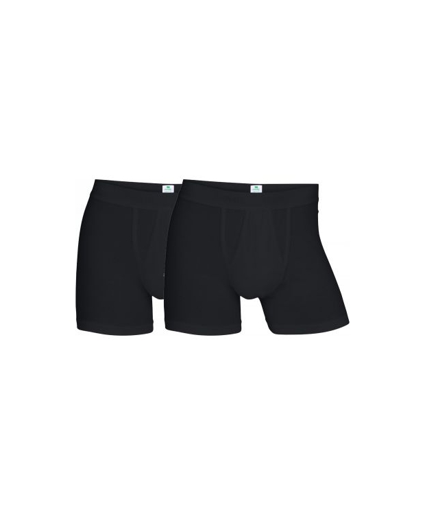 Dovre 2-pak Tights GOTS i Sort til Herre - Økologiske Bomulds Underbukser