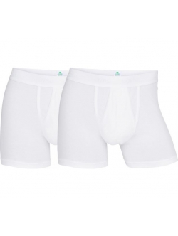 Dovre GOTS tights 2-pak hvid herre – S, M, L, XL og 2XL