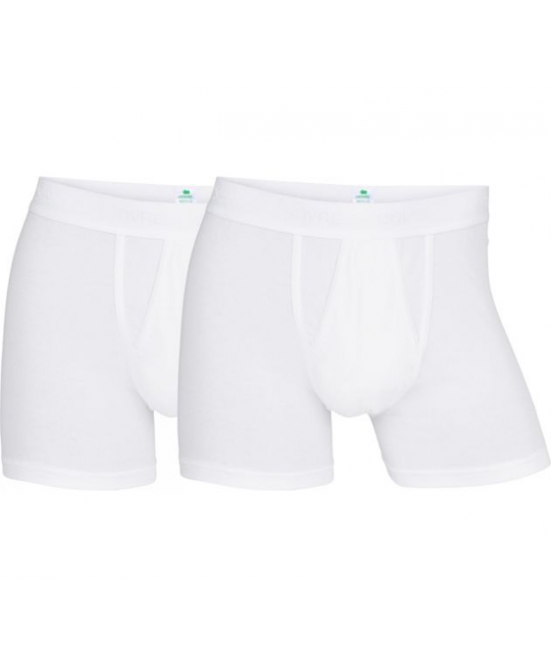 Dovre 2-pak Tights GOTS i Hvid til Herre - Økologiske Bomulds Underbukser