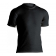 Dovre sort uld-T-shirt med rund hals til herre – S–2XL