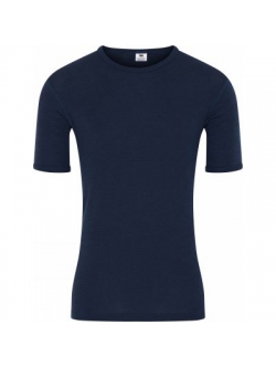 Dovre T-shirt i Navy med rund hals til herre