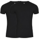 Dovre bambus T-shirts 2-pak i sort til herre – M og L