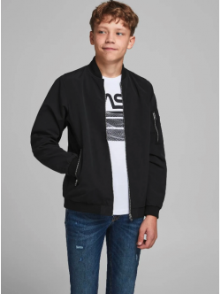 Jack & Jones Overgangsjakke i sort til drenge