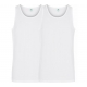 Dovre bamuld singlet 2-pak GOT, undertrøje i hvid.