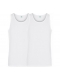 Dovre GOTS singlet-undertrøjer 2-pak hvid til herre – S–2XL