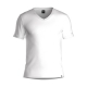 BOSS v-neck T-shirt i hvid til herre