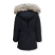 KIDS ONLY jakke med faux fur i nightsky til piger