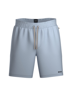 BOSS Unique pyjamasshorts i pastelblå til herre