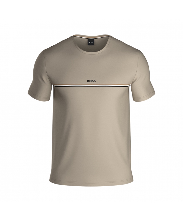 BOSS Unique Pyjamas t-shirt i beige til herre