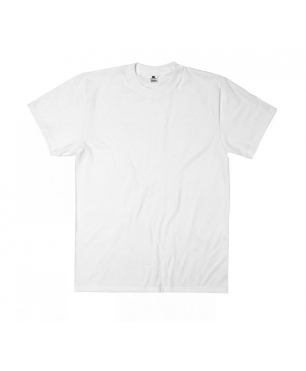 Dovre Bomuld T-shirt 1/4 ærmei hvid med V-Neck til herre