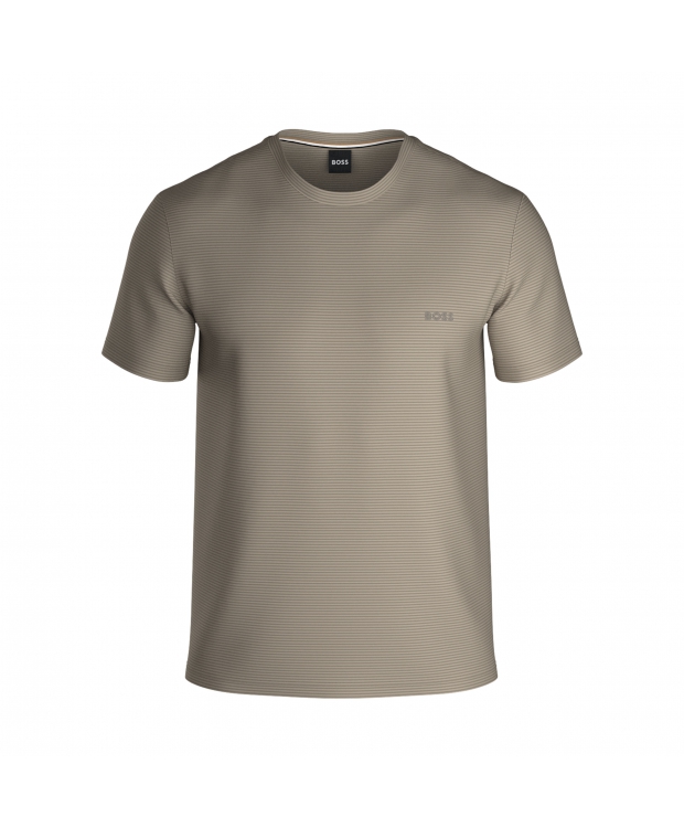 BOSS pyjamas Rib T-shirt i beige til herre