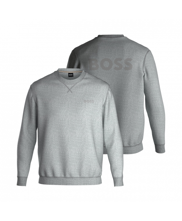 BOSS Sweatshirt i grå til herre