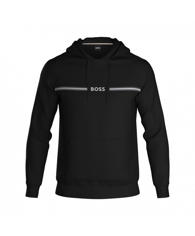 BOSS Authentic Hoodie i sort til herre