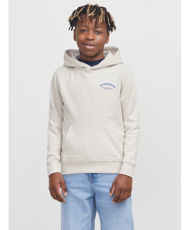 Jack & Jones Junior crew sweatshirt i moonbeam til drenge