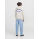 Jack & Jones Junior crew sweatshirt i moonbeam til drenge