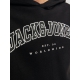 Jack & Jones Junior hoodie i sort til drenge