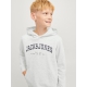 Jack & Jones Junior hoodie i sort til drenge