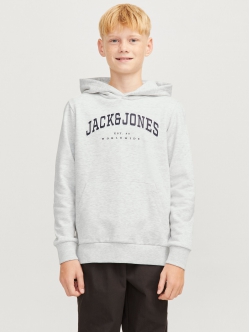 Jack & Jones Junior hoodie i sort til drenge