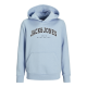 Jack & Jones Junior hoodie i sort til drenge