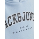 Jack & Jones Junior hoodie i sort til drenge